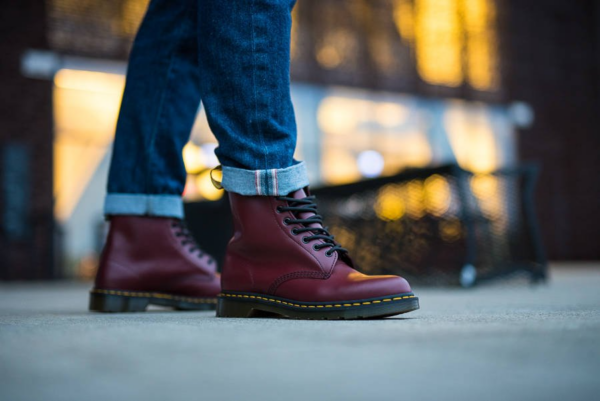 Giày Dr. Martens 1460 Smooth Boot 'Cherry Red' 10072600 - Ảnh 6