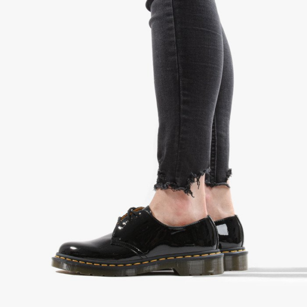 Giày Dr. Martens 1461 Black Patent Lamper 10084001 - Ảnh 2