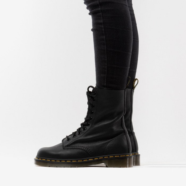 Giày Dr. Martens 1490 Black Virginia Shoes 22524001 - Ảnh 3
