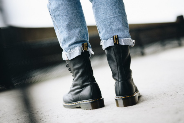 Giày Dr. Martens 1490 Black Virginia Shoes 22524001 - Ảnh 6