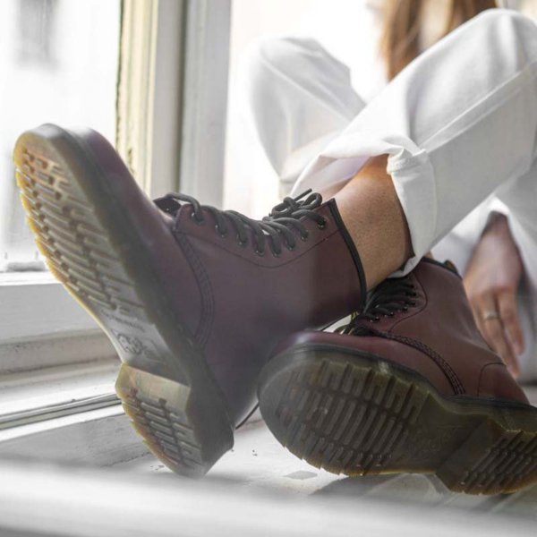 Giày Dr. Martens 1460 Smooth Boot 'Cherry Red' 10072600 - Ảnh 5