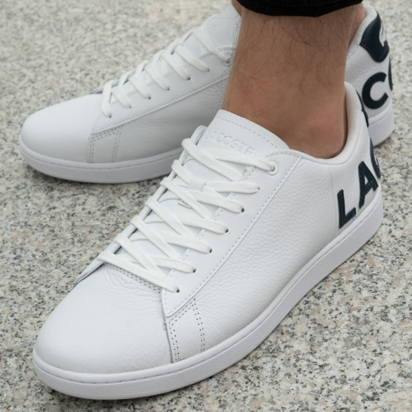 Giày Lacoste Men's Carnabi Evo 120 White Sneakers 739SMA0052-042 - Ảnh 2