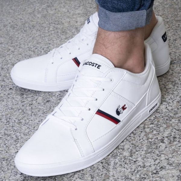 Giày Lacoste Men's Europa Leather 'Tricolour' 7-39SMA0031407 - Ảnh 2