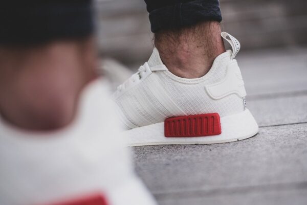 Giày Adidas NMD R1 Off White 'Lush Red' B37619 - Ảnh 5