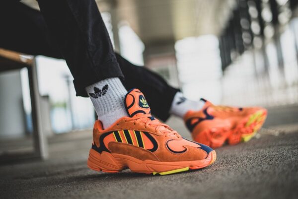 Giày Adidas YUNG-1 Orange Yellow Navy "Goku" B37613 - Ảnh 5