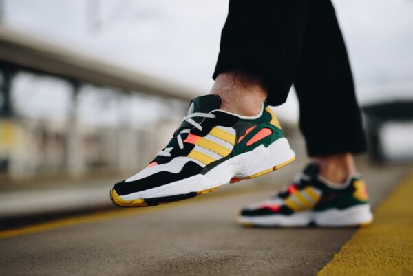 Giày Adidas Yung-96 Grey One Bold Gold DB2605 - Ảnh 2