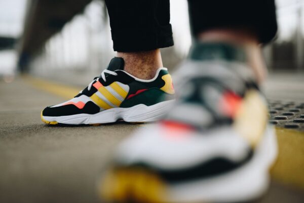 Giày Adidas Yung-96 Grey One Bold Gold DB2605 - Ảnh 3