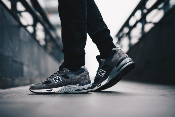 Giày New Balance 991 Made In England 'Grey Blue' M991SGN - Ảnh 4