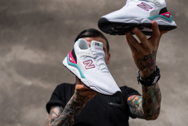 Giày New Balance X90 'White Teal' MSC90CRA - Ảnh 2