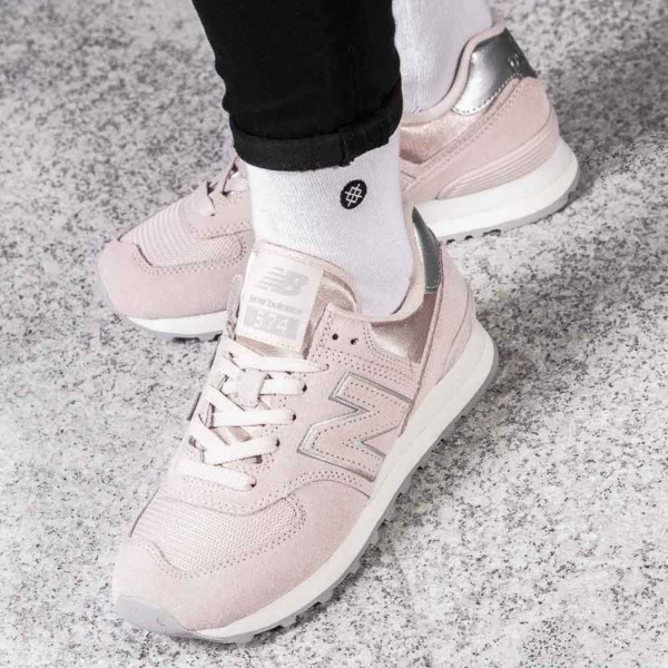 Giày New Balance Wmns 574 Oyster Pink WL574OPS - Ảnh 2