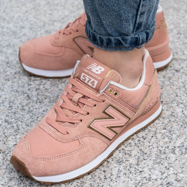 Giày New Balance Wmns 574 'Pink Rose' WL574SOB - Ảnh 4