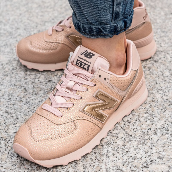 Giày New Balance Wmns 574 Trainer In Peach WL574SOJ - Ảnh 2