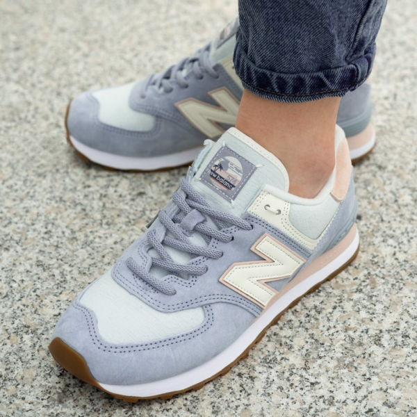 Giày New Balance Wmns 574 'Light Slate Fog' WL574SUO - Ảnh 2