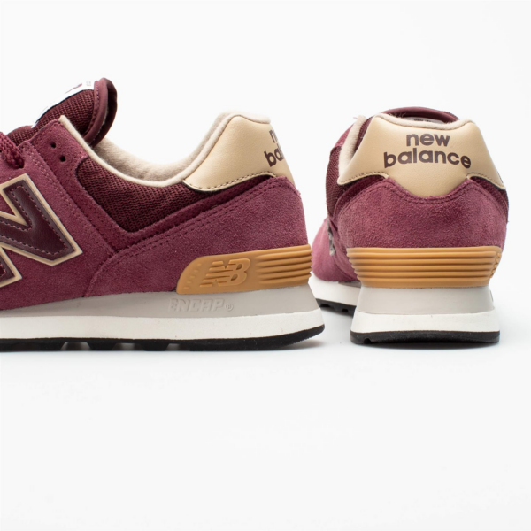 Giày New Balance 574 Classic 'Burgundy' ML574BG2 - Ảnh 7