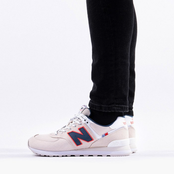 Giày New Balance 574 'Grey White' ML574SOM - Ảnh 4
