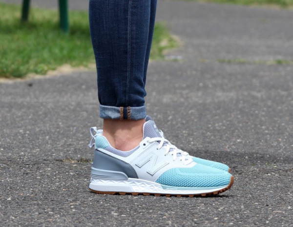 Giày New Balance 574 Sport 'Storm Blue' MS574EKW - Ảnh 2