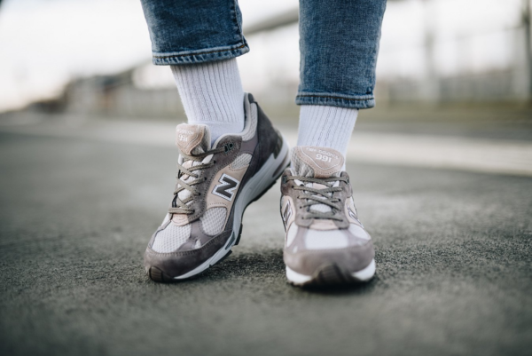 Giày New Balance Wmns 991 'Pink Grey' W991LGS - Ảnh 4