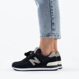 Alternative view of Giày New Balance 574 'Cheetah Print Black Angora' WL574ANC