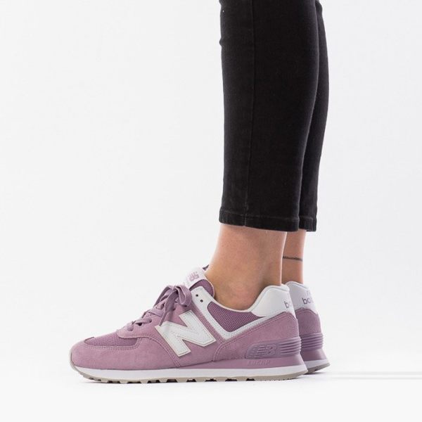 Giày New Balance Wmns 574 'Purple White' WL574OAC - Ảnh 3