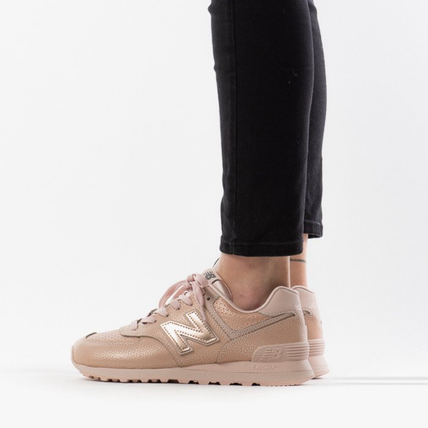 Giày New Balance Wmns 574 Trainer In Peach WL574SOJ - Ảnh 4