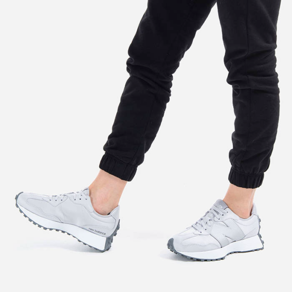 Giày New Balance Wmns 327 'Light Aluminum Gunmetal' WS327MT1 - Ảnh 4