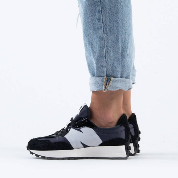 Giày New Balance Wmns 327 'Black Grey' WS327SFC - Ảnh 3