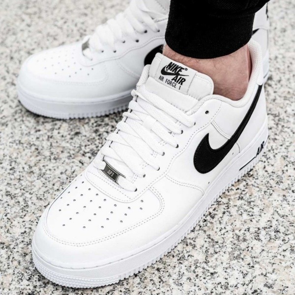 Giày Nike Air Force 1 Low White Black (2020) CJ0952-100 - Ảnh 4