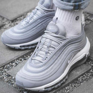Alternative view of Giày Nike Air Max 97 17 (GS) 'Silver' 921522-008