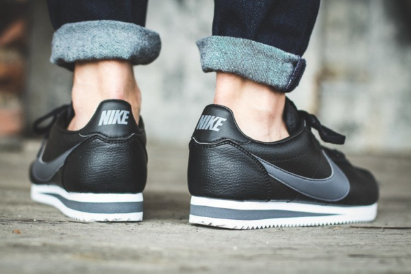 Giày Nike Classic Cortez Leather 'Anthracite' 749571-011 - Ảnh 4