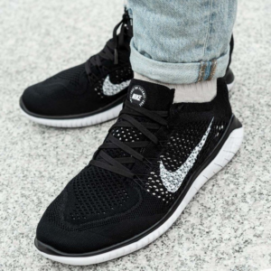 Alternative view of Giày Nike Free RN Flyknit 2018 'Black'  942838-001