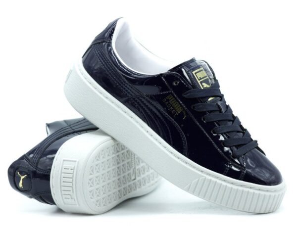 Giày Puma Wmns Basket Platform 'Patent Peacoat' 363314-03 - Ảnh 3