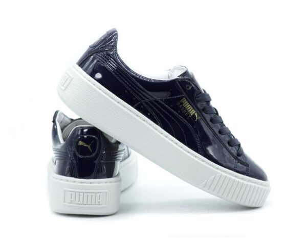 Giày Puma Wmns Basket Platform 'Patent Peacoat' 363314-03 - Ảnh 2