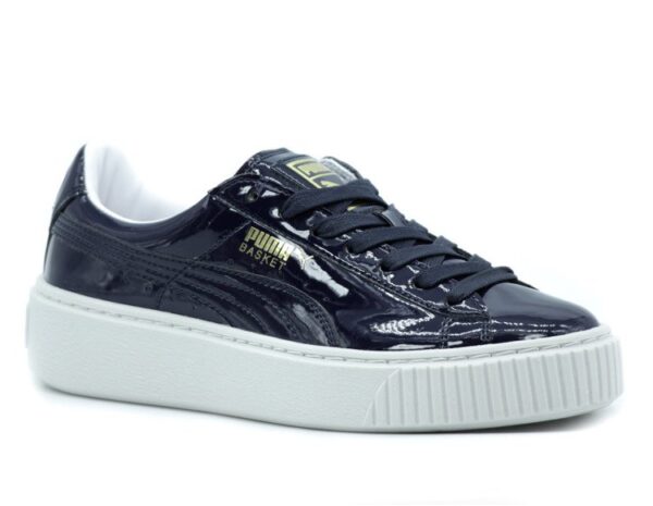 Giày Puma Wmns Basket Platform 'Patent Peacoat' 363314-03 - Ảnh 4