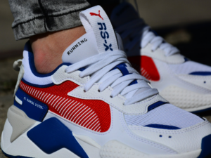 Alternative view of Giày Puma RS-X Hard Drive 'White Risk Red Blue' 370644-03