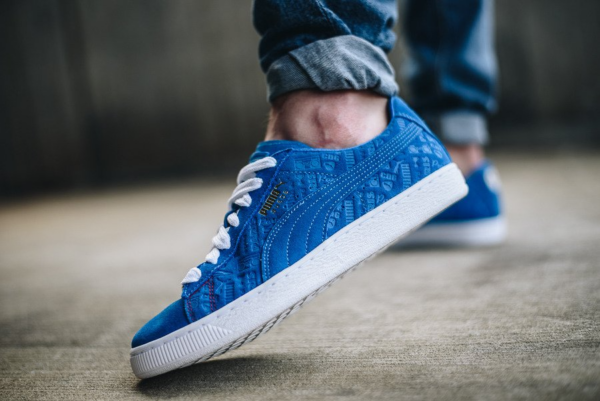 Giày Puma Suede Classic Paris Electric Blue 366298-01 - Ảnh 5