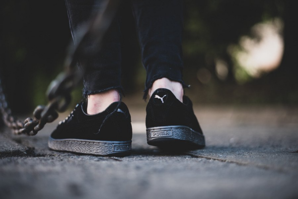 Giày Puma Suede Classic X-Chain 'Black' 367391-01 - Ảnh 4