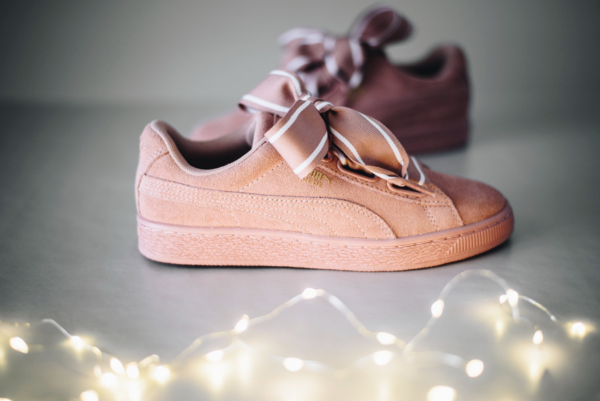 Giày Puma Suede Heart Satin 'Pink' 364084-03 - Ảnh 5