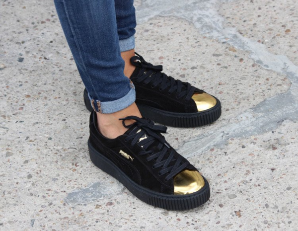 Giày Puma Wmns Suede Platform 'Gold' 362222-02 - Ảnh 3