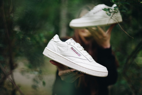 Giày Reebok Club C 85 Vintage 'Chalk Maroon' DV8812 - Ảnh 7