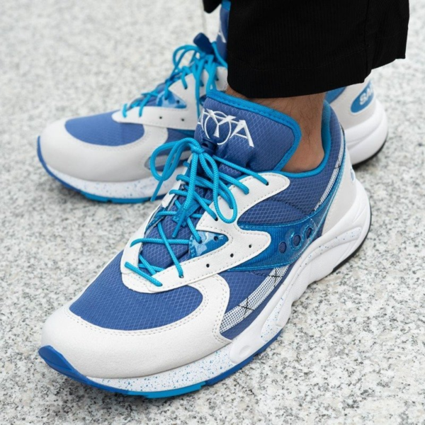 Giày Saucony Aya 'White Blue' S70460-2 - Ảnh 2