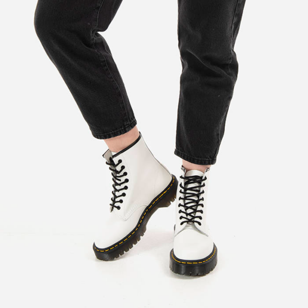 Giày Dr. Martens 1460 Bex Smooth White 26499100 - Ảnh 2