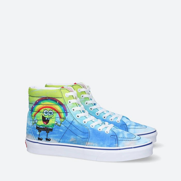 Giày Vans SpongeBob SquarePants x Sk8-Hi 38 DX 'Imaginaaation' VN0A32QGZAW - Ảnh 4