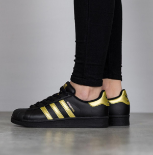 Giay Adidas Superstar J 'Cblack Goldmt Goldmt' BB2871
