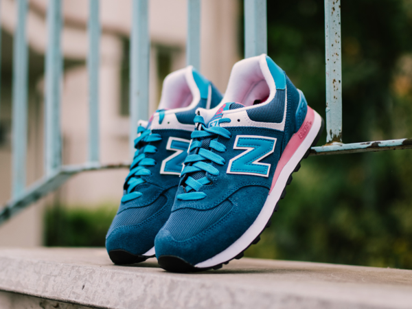 Giày New Balance Womens 574 Core Trainers WL574MOY - Ảnh 5