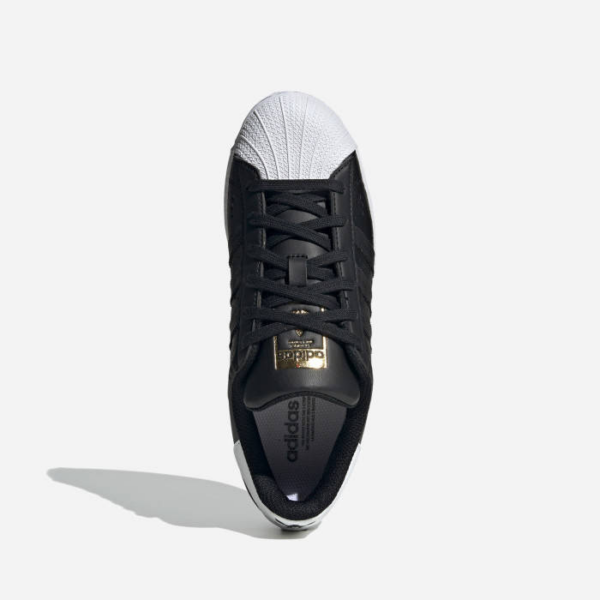 Giay Adidas Superstar 'All Over Trefoil Black White' HQ1937