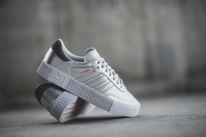 Giay Adidas Samba Rose 'Silver' Metallic D96769