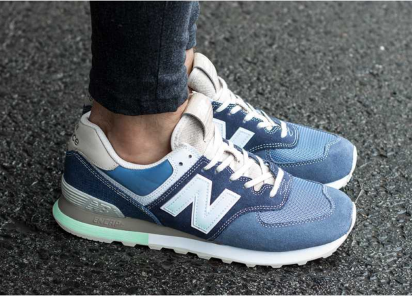 Giày New Balance 574 'Dark Navy' ML574BSL - Ảnh 6