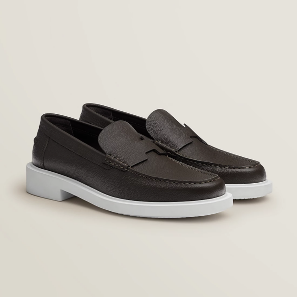 Giày Hermes English Loafer 'Ebony Brown' H221976ZAME410 - Ảnh 4