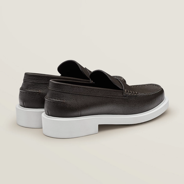 Giày Hermes English Loafer 'Ebony Brown' H221976ZAME410 - Ảnh 3