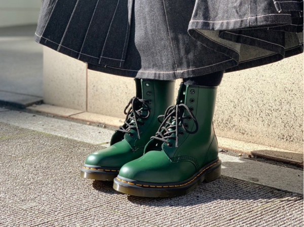 Giày Dr. Martens 1460 Green Smooth 11822207 - Ảnh 6